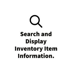 Search and Display Inventory with Information with Foundry Logic