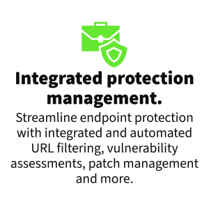 Integrated protection management with Acronis