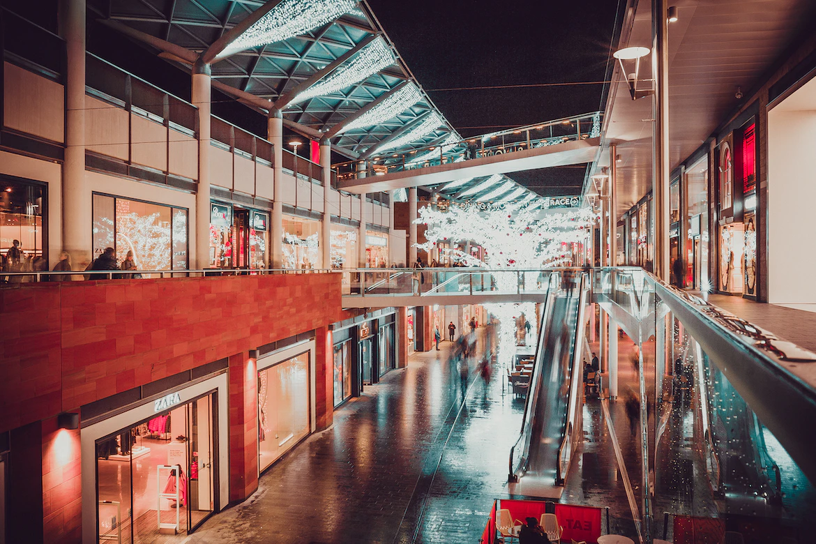 Busy Shopping Centre