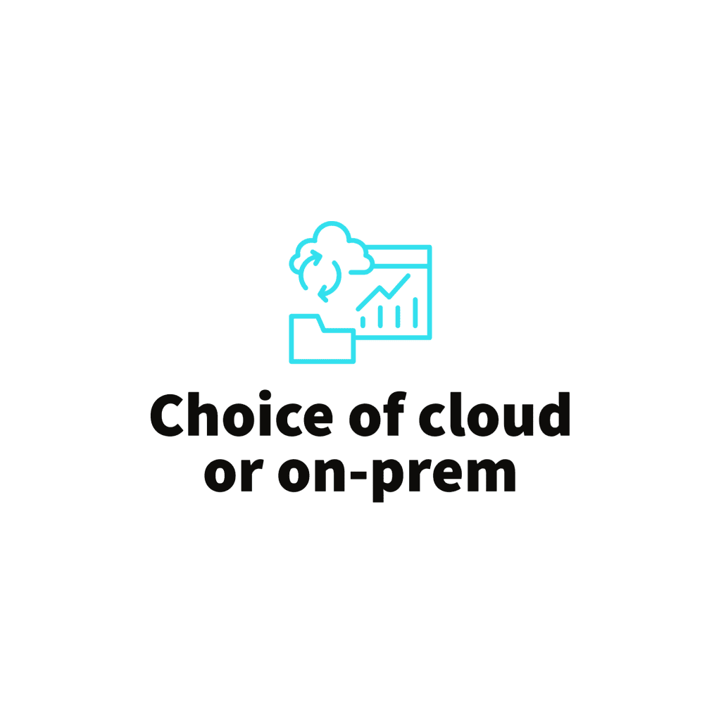 Choice of cloud or on-prem with ESET
