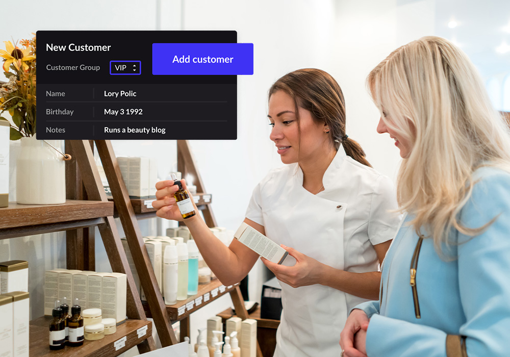 Creating a VIP Customer in Beauty Store using Lightspeed Commerce, Building their Customer Data