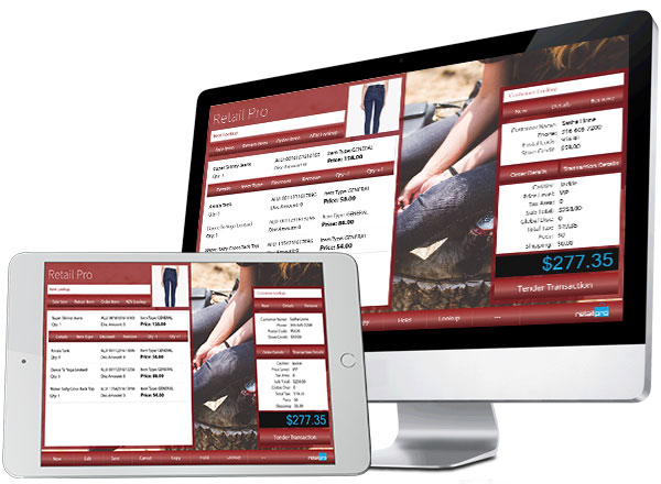 Retail Pro Solution at a Point of Sale including a Mobile Point of Sale