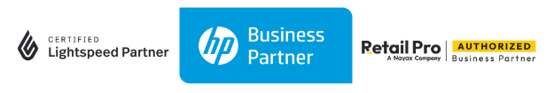 Certified Lightspeed Partner, HP Business Prtner and Retail Pro, a Nayax Company Authorized Business Partner